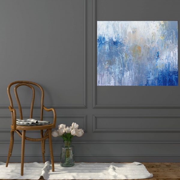 Lakeside Summer Ii Plain Chair White Flwr