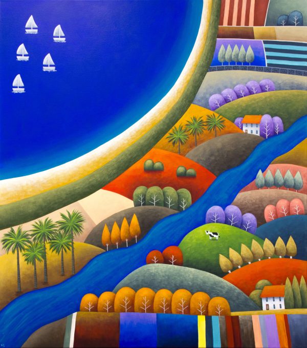 Seaside Sailing No3 36x40 Large