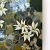 Vickie Liu Flannel Flowers Proteas And Hydrangeas 50x60 Signature