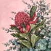 Vickie Liu Pink Waratah 40x50 Cropped