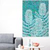 Lounge 1 Banksia Flowers Abstract Miranda Lloyd Artist Australia