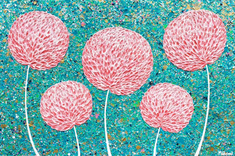 Flowers – Pink Flowers – SOLD