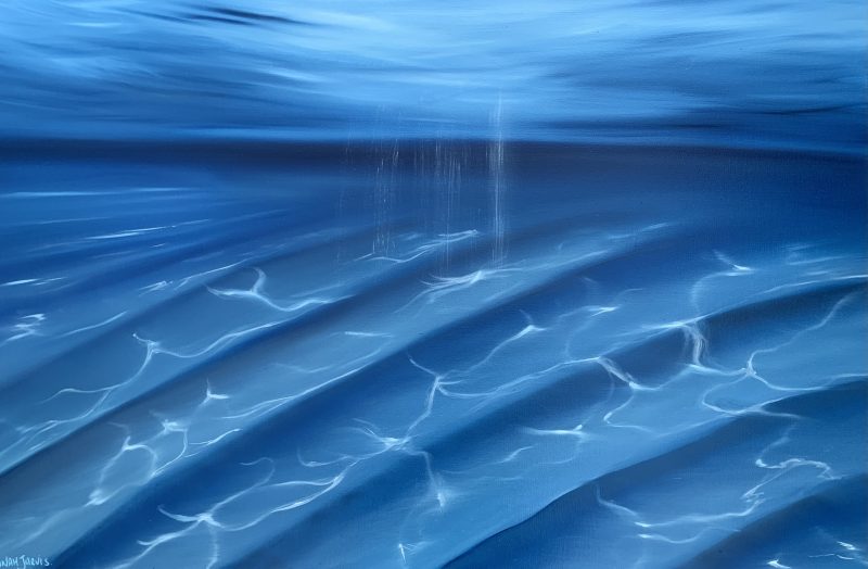 We’re safe in the shallows now 2 – ocean abstract