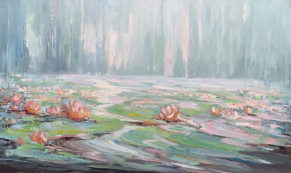 281 Water Lilies 45, 152x91cm