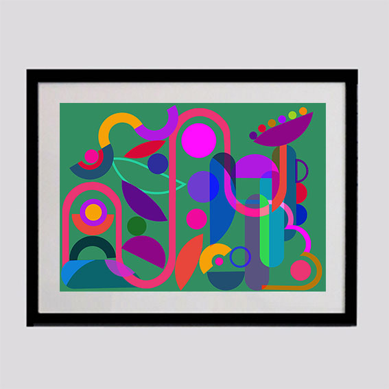Balance – Vibrant Modernist Abstract Ltd Ed