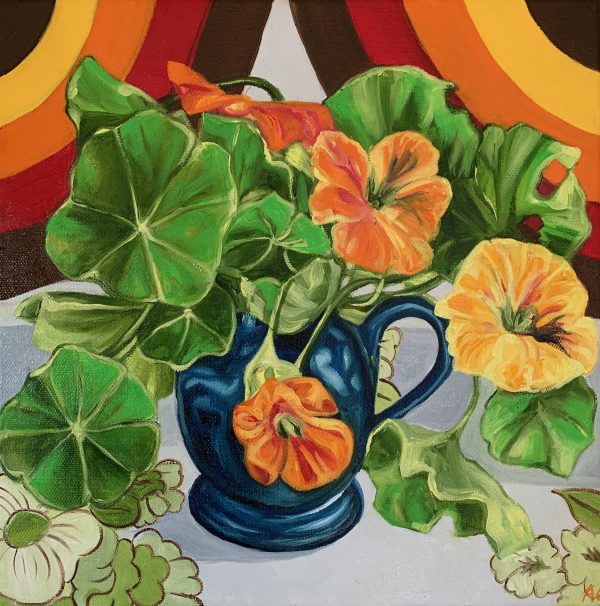 Alicia Cornwell Retro Rainbow And The Nasturtiums