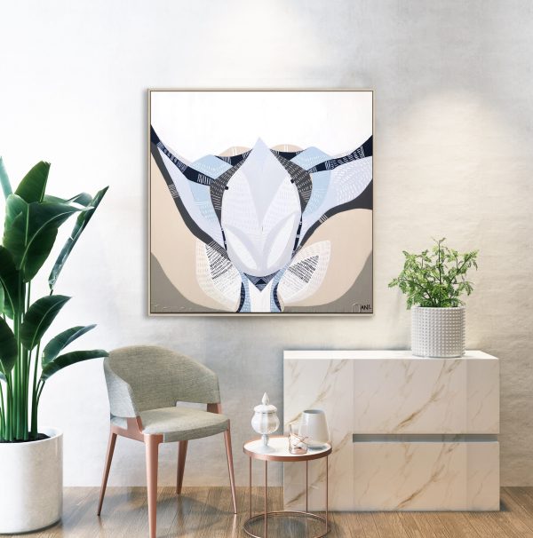 3d Mockup Photo Frame In Modern Interior Of Living Room