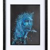 Artist Leni Kae Framed Jesus Artwork2 Www.lenikae.com.au