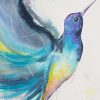 Artist Leni Kae Hummingbird Rainbow Close Up
