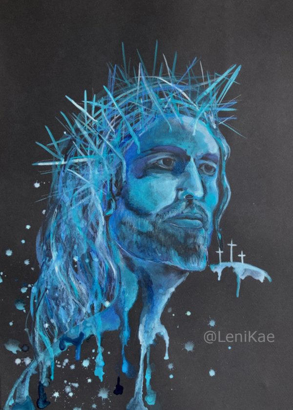 Artist Leni Kae Jesus Modern Art Painting Www.lenikae.com.au