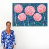 Me Pink Thick Flowers 90 X 60 Miranda Lloyd
