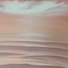 Peachy Seascape Painting Ocean Alanah Jarvis Close Up