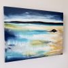 Stormy Bay Songbird Designz Deborah Lang Abstract Beach Bay Beachscene Canvas Wall Art Contemporary Coastal Hamptons Style 4