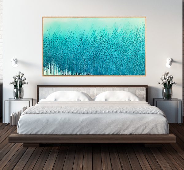 1a.bedroom Interior Design Artist Leni Kae Through Truth And Trust Abstract Landscape