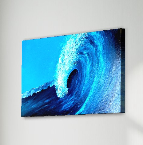 31. The Large Wave No Frame Edge