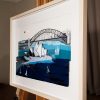 3d Aerial Sydney Harbour Angle Shot Edited