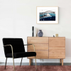 3d Aerial Sydney Harbour Timber Cabinet