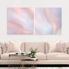 Abstract Sunrise Diptych Canvas Print Bernadette Meyers Art Lovers Australia
