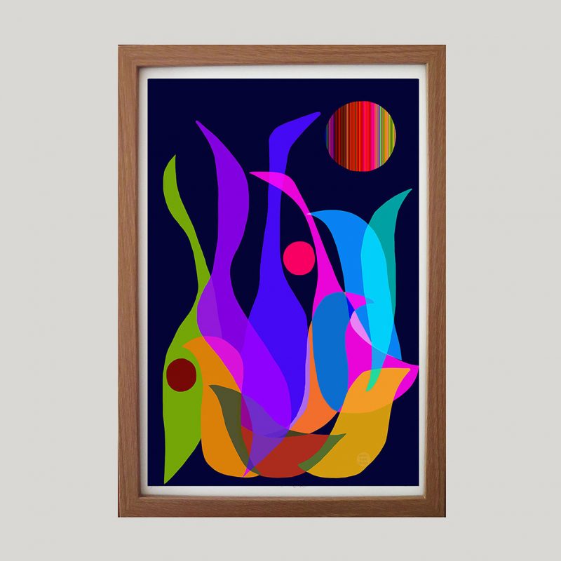 Mid Mod Bird Squad – Modernist Ltd Ed print