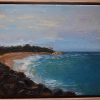 O'sullivan, Anne, 'windy Beach,' Water Based Oil On Canvas, 28x33cm, 2018