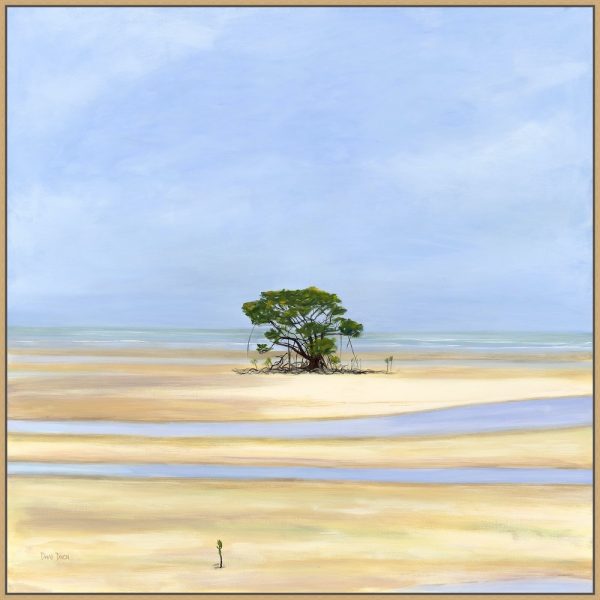 Off The Bloomfield Track, Canvas, Oak Frame, 122 X 122 Cm (framed125 X 125 Cm)