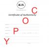 Sertificate Of Authenticity Copy