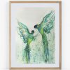Artist Leni Kae Dance Of The Australian Ringnecks Framed Eg