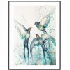 Flight Of The Swallows Framed Watercolour Art By Sydney Artist Leni Kae