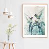 Sydney Artist Leni Kae Flight Of The Swallows Living Room Interior Design Bird Painting Art Sm