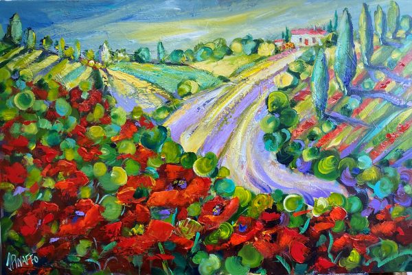 The Hills And Poppies Of Tuscany 1