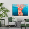 Underwater Bikini Painting Alanah Jarvis Tropical Art