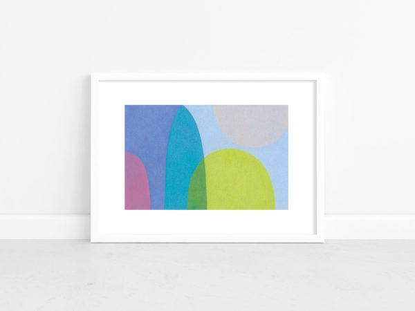 Charlotte De Pace Paper Moon White Frame Art Lovers Australia