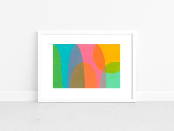 Charlotte De Pace Sundown White Frame A4 Art Lovers Australia