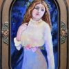 O'sullivan, Anne, 'ida,' Waterbased Oil On Board In Vintage Frame, 61 X 40cm, 2021
