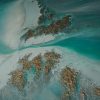 Teal Abstract Painting Petra Meikle De Vlas10