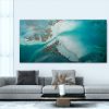 Teal Abstract Painting Petra Meikle De Vlas2