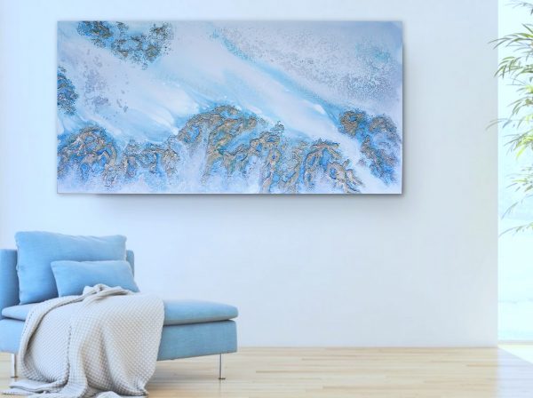 White Abstract Painting Petra Meikle De Vlas3