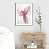 Artist Leni Kae Flight Of The Galah Bedroom Interior Design Bird Painting