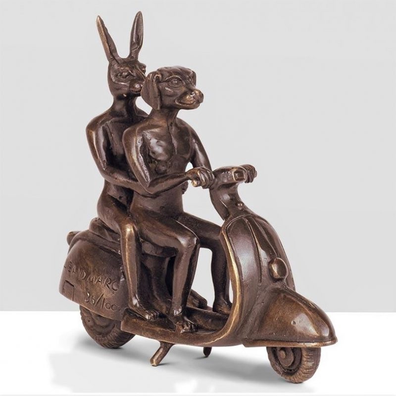 The Vespa Riders in Love by Gillie and Marc