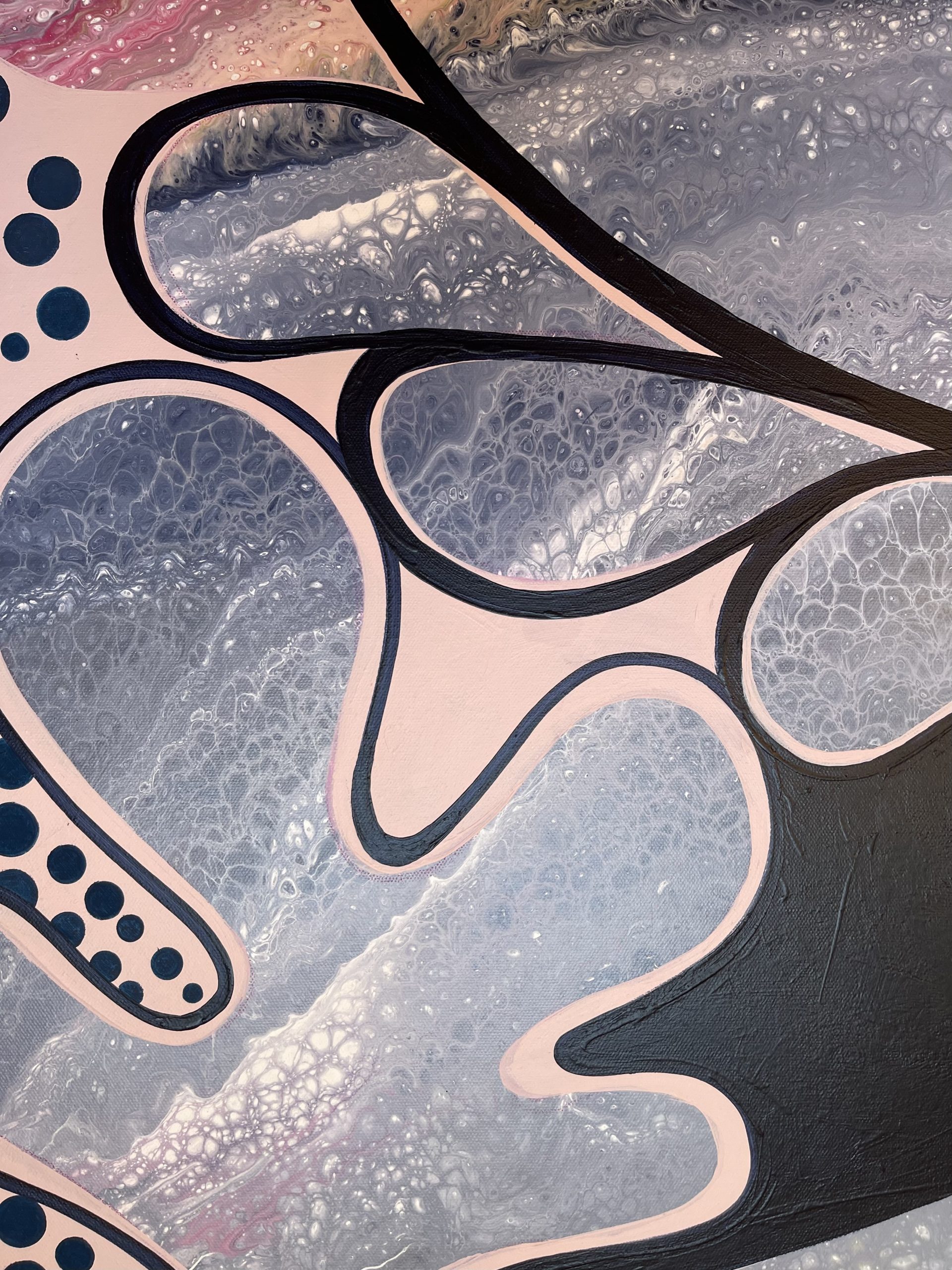 Go With The Flow Bec Warr Art Abstract Artist And Designer Australian Artist2