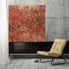 Berry Blush Concrete Wall Modern