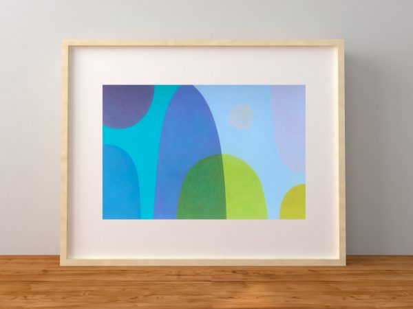 Charlotte De Pace Little Moon Leaning Frame Example Natural Art Lovers Australia