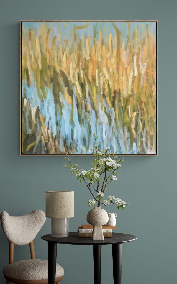 Comfy Room With Chair And Cherry Blossom On Table (3) 1