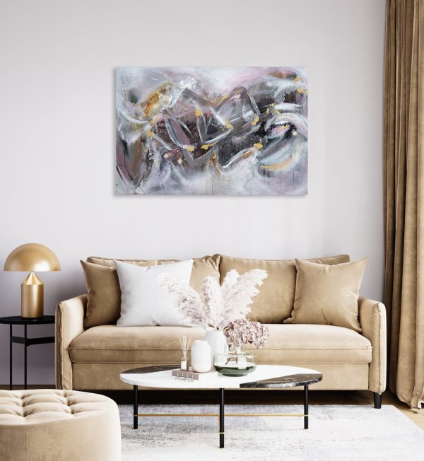 Interior Living Room Wall Mockup