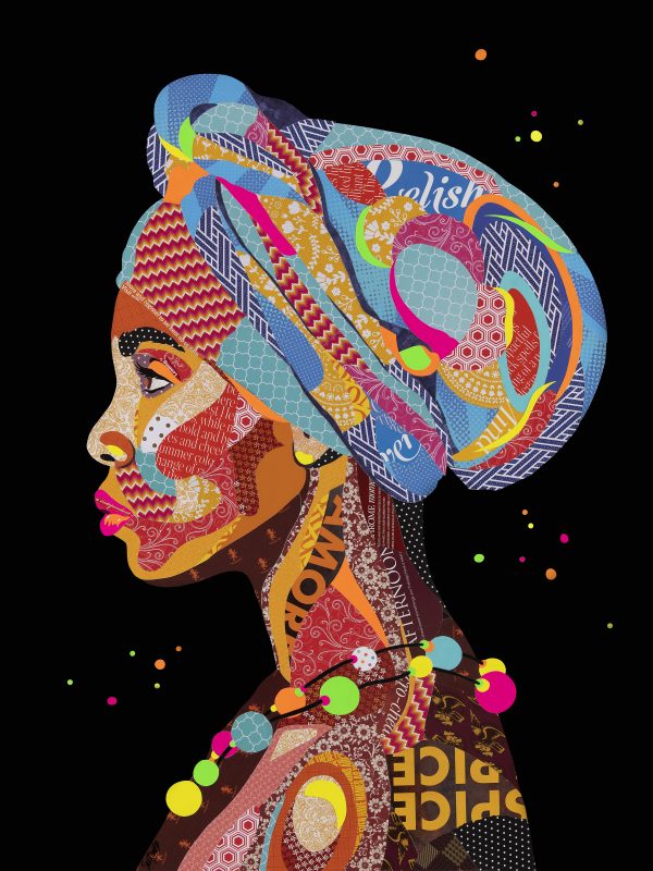 Sue Dowse Nzuri (beautiful) African Woman Primary