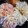 Wendy Peters Fleurs Parfaites 76 X 76 Oil On Canvas