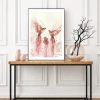 Artist Leni Kae Pink Finch Birds Interior Design Framed Eg 1