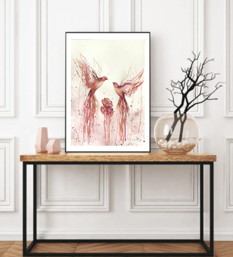 And I Will Bring You Roses (Pink Finches)