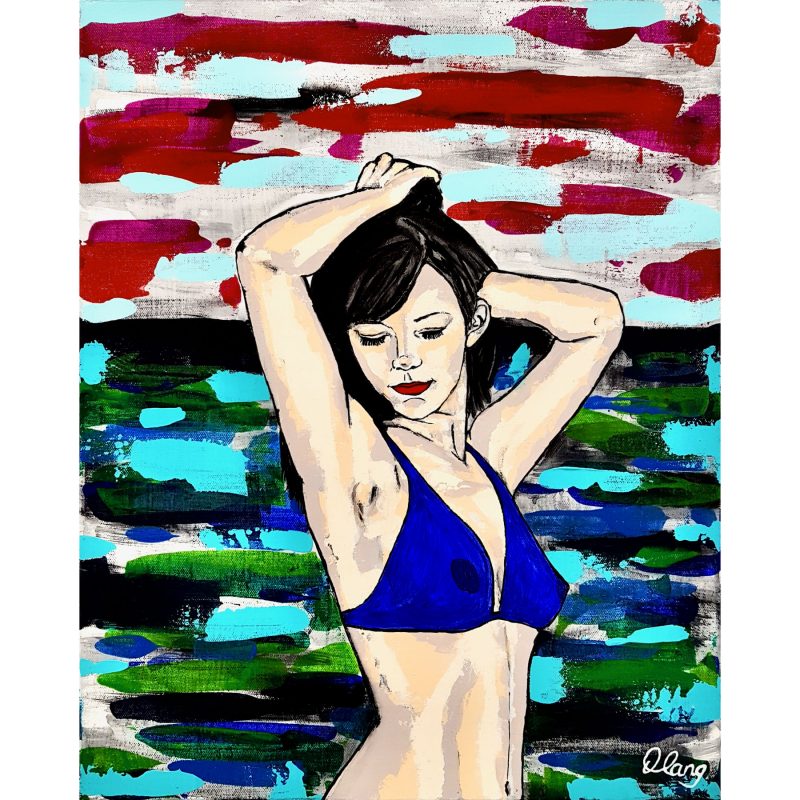 Blue Bikini 1 – Woman at the Beach/Ocean