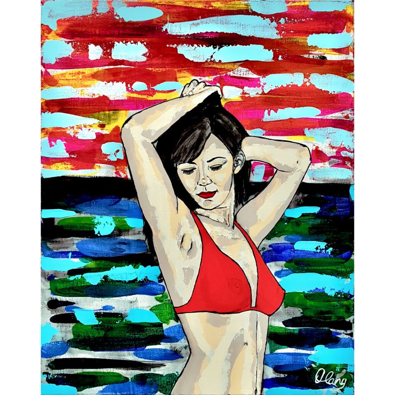 Red Bikini 3 – Woman at the Beach/Ocean